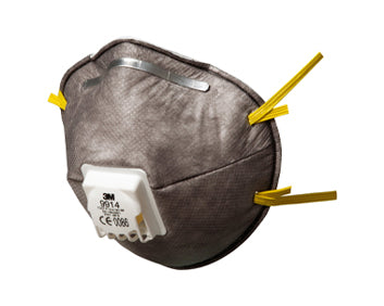3M™ 9914 respiratore per vapori organici FFP1 con valvola - cartone da 100 pezzi