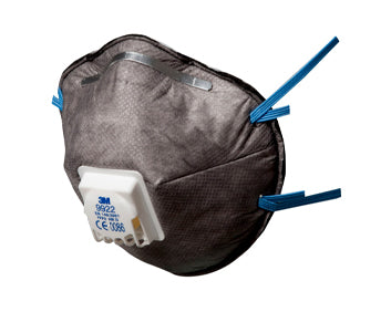 3M™ 9922 respiratore per vapori organici FFP2 con valvola - cartone da 100 pezzi