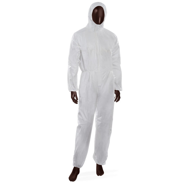 Tuta monouso B-Tex Light Ajsia SMS traspirante 55g DPI III - cod. A02300 - cartone 50 pz