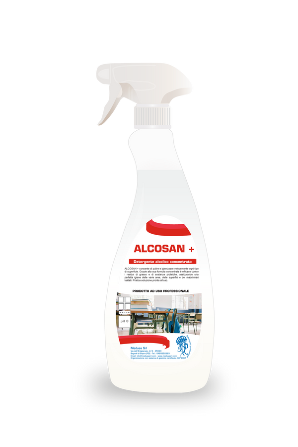 Alcosan+ detergente spray 1lt alcolico – 1 flacone