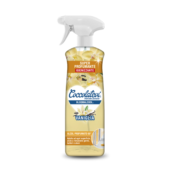 Coccolatevi Bloomalcool spray alcol profumato alla Vaniglia, flacone da 750 ml