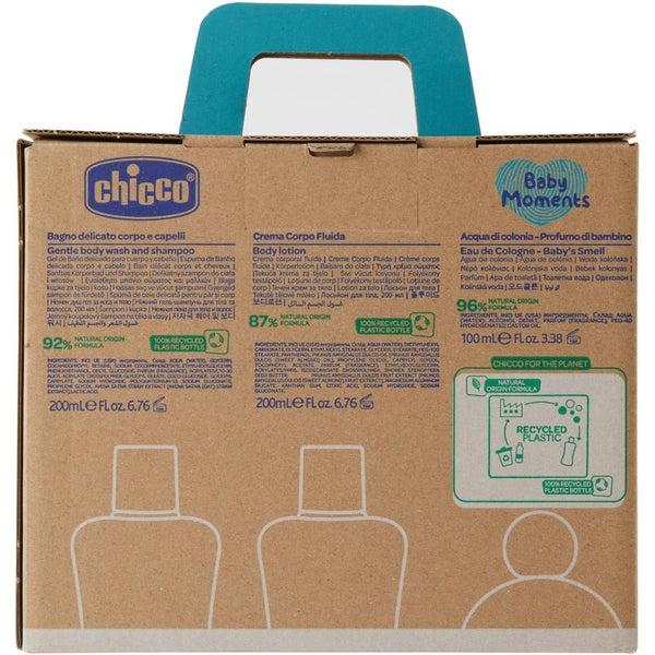 Chicco Set Bagno,Crema,Colonia Baby