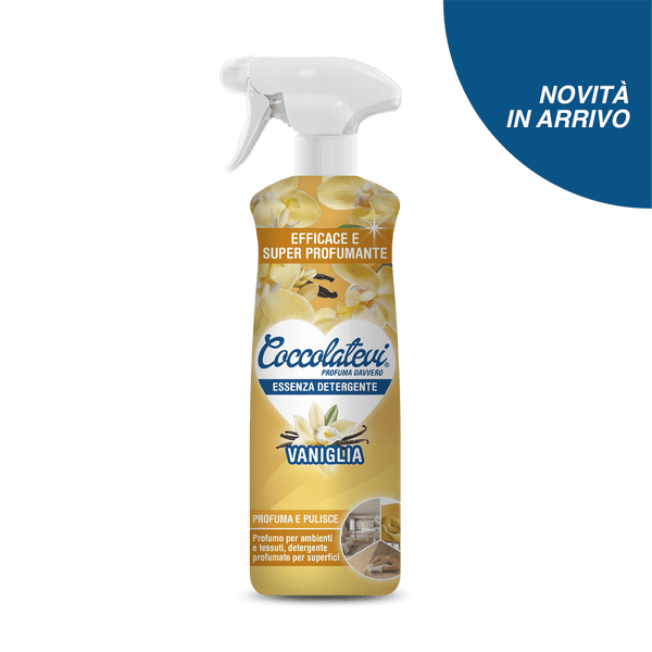 Coccolatevi Essenza Detergente Vaniglia, flacone con spruzzatore da 750 ml