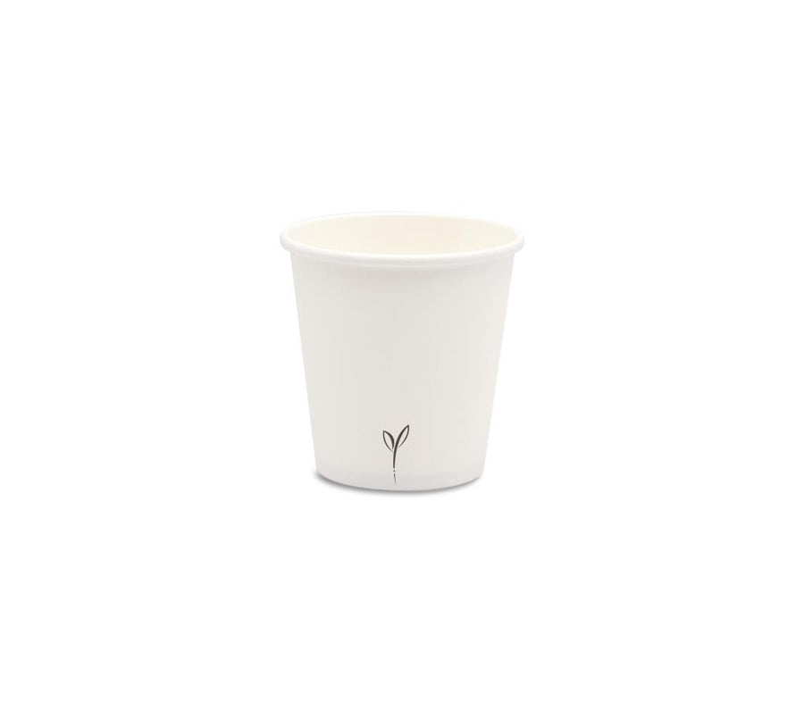 Bicchiere carta caffè 80 ml Bianco