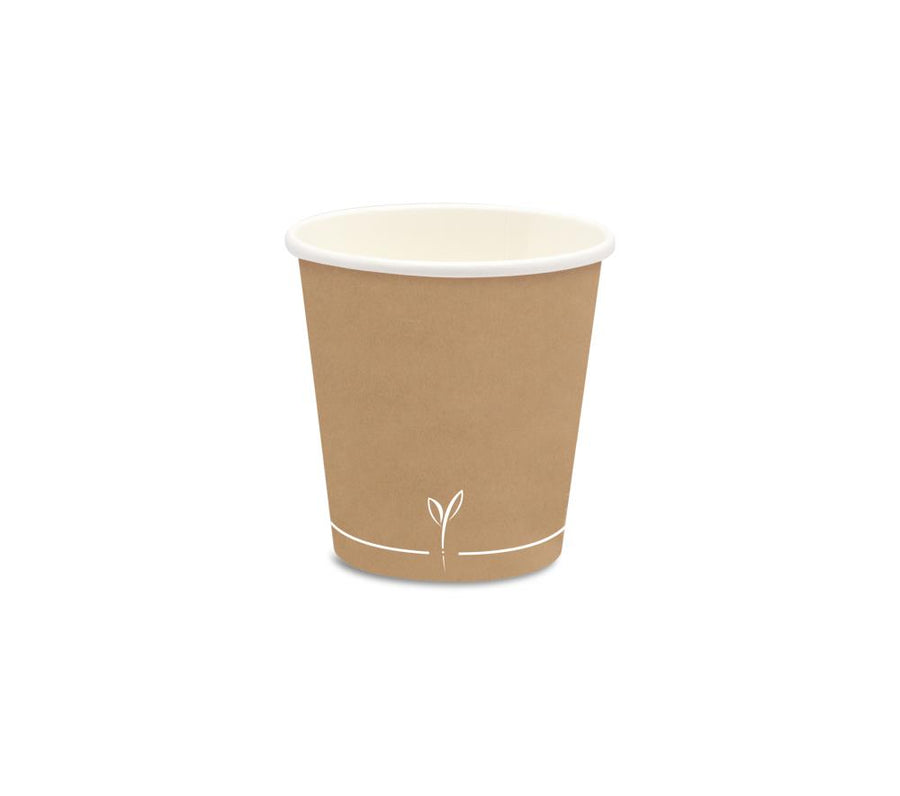Bicchiere carta caffè 80 ml Avana