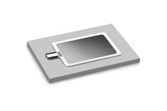 PIASTRA NEUTRA MEDIA IN ACCIAIO FLESSIBILE 150X210 MM