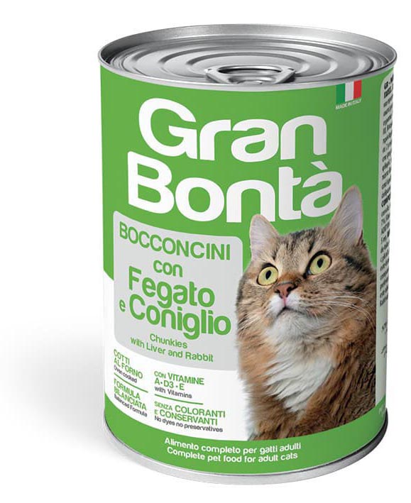 Monge Monge Gran Bonta'Gatto Bocc.400Gr.Fegato&Coniglio