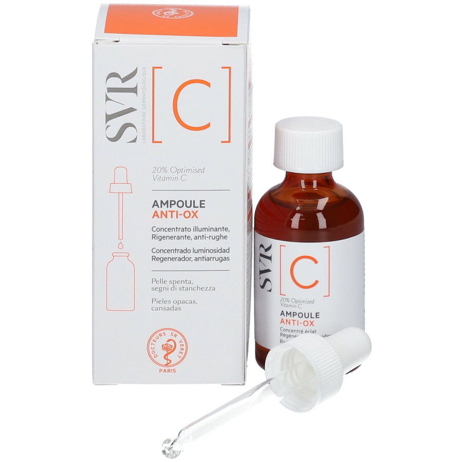 SVR Ampoule C 30 ml - siero illuminante e anti-age con vitamina C pura concentrata