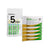 Hotgen 5 x Tamponi Covid 19 Rapido 2025 Nasale, Kit Rapido Tampone per l'Antigene SARS-COV-2 –Test Antigenico Rapido,Validato per tutte le Varianti 2025, Scatola da 5 Test