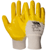 Guanti Cotone Spalmati Nitrile VAM Lite Mix NM-LMN - Giallo 240mm - Cartone 120 Paia