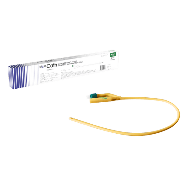 M+D Cath 2 Vie Silicone catetere Foley a 2 vie in lattice siliconato - sterile
