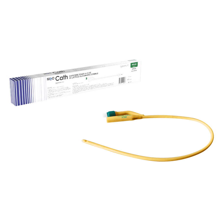 M+D Cath 2 Vie Silicone catetere Foley a 2 vie in lattice siliconato - sterile