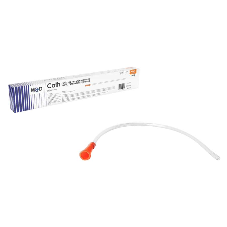 M+D Cath Nelaton 40 catetere Nelaton in PVC 40cm - sterile - cartone 500 pz
