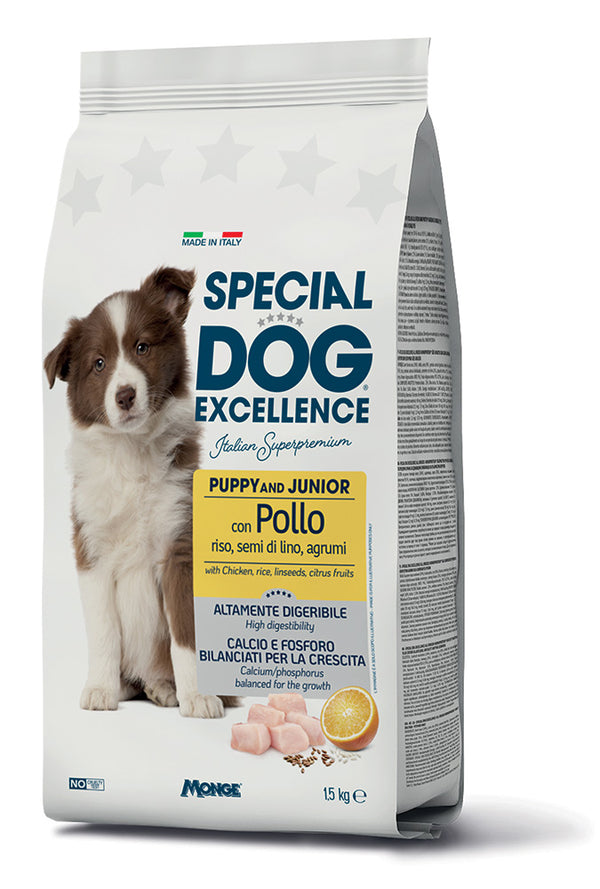 Monge Special Dog Excellence Crocchette 1,5 kg – Mini e Puppy – Puppy e Junior