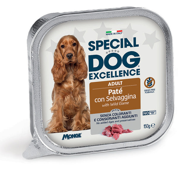 Paté Monge Special Dog Excellence alla selvaggina da 150 g