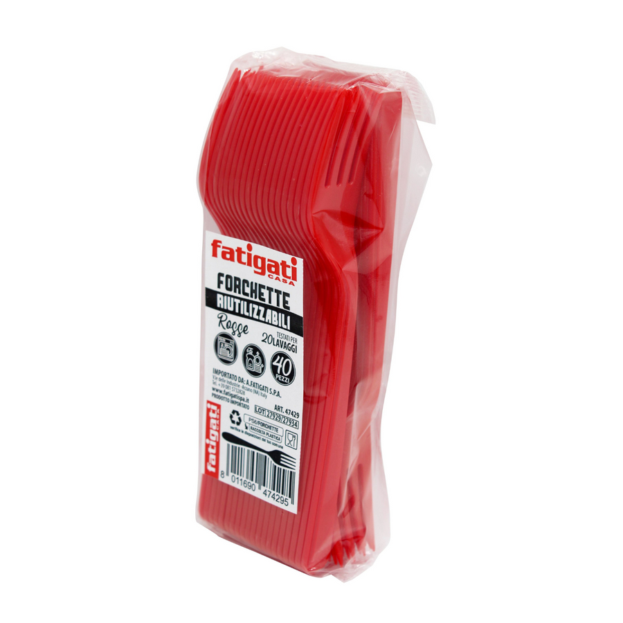 Fatigati Forchette Pz 30 Rossa
