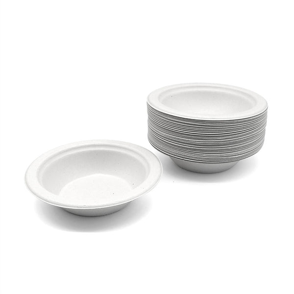 Piatti fondi compostabili 360 ml e 650 ml Р In polpa di canna Р Monouso biodegradabili per zuppe e primi Р Resistenti e certificati Р Cartoni da 500/1000 pz Р Gef Company (Fondina 360 ml Р 1000 pz)