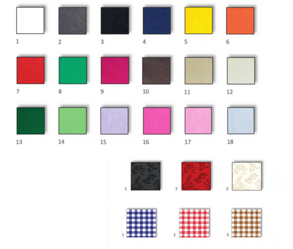 Coprimacchia TNT 100x100 cm - cartone 250 pz (steso) / 100 pz (piegato) - tessuto non tessuto