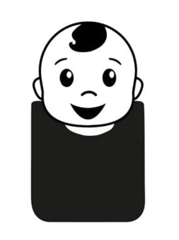 Bavaglio Bambino TNT - Cartone 1.200 pz (23x29cm) / 1.000 pz (28x29cm) - Linea Elite