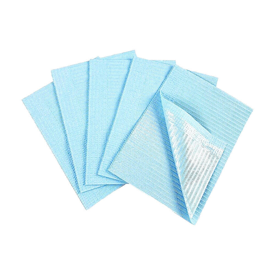 Bavaglio/tovagliolo per dentisti monouso impermeabile 33x45cm - non sterile - cartone 500 pz