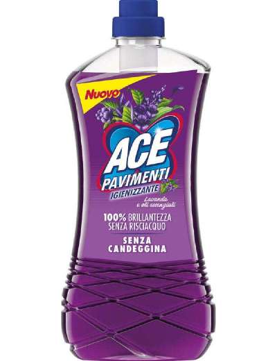 Ace Pavimenti 1lt Igienizzante Lavanda – Cartone 8 pz