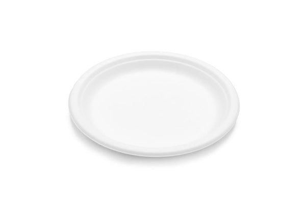 Piatto Tondo compostabile in polpa di cellulosa Ø 17 cm