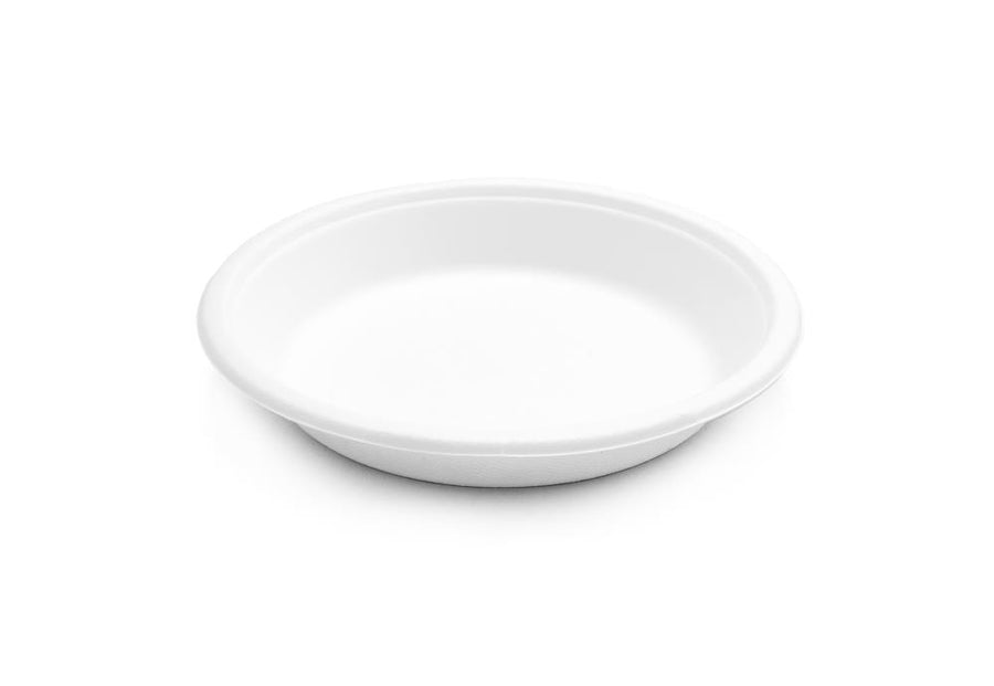 Piatto Fondo compostabile in polpa di cellulosa 550 ml