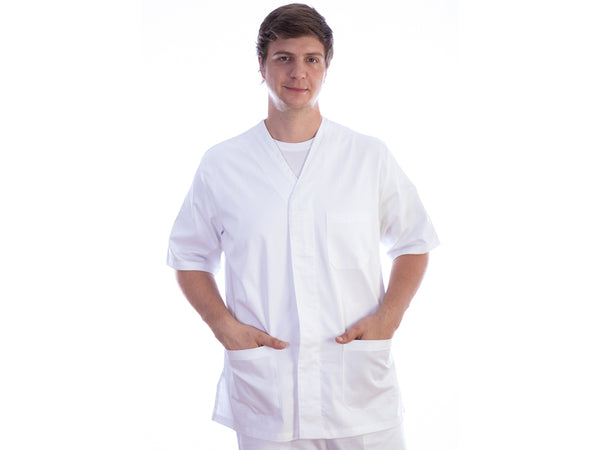 Casacca con Bottoni-cotone/pol.-unisex - immagine 1