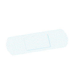 Cerottini Tnt adesivi perforati 19x72 mm – Confezione 1000 pz