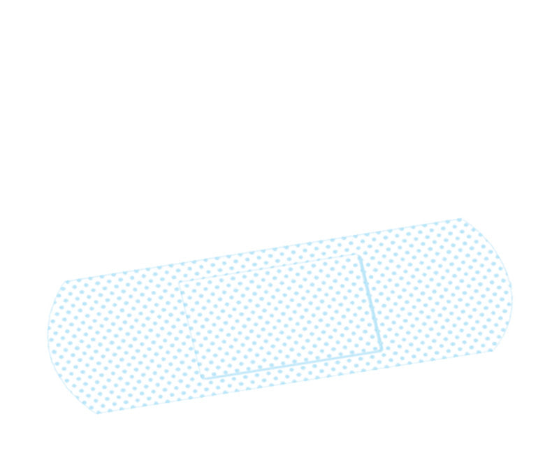 Cerottini Tnt adesivi perforati 19x72 mm