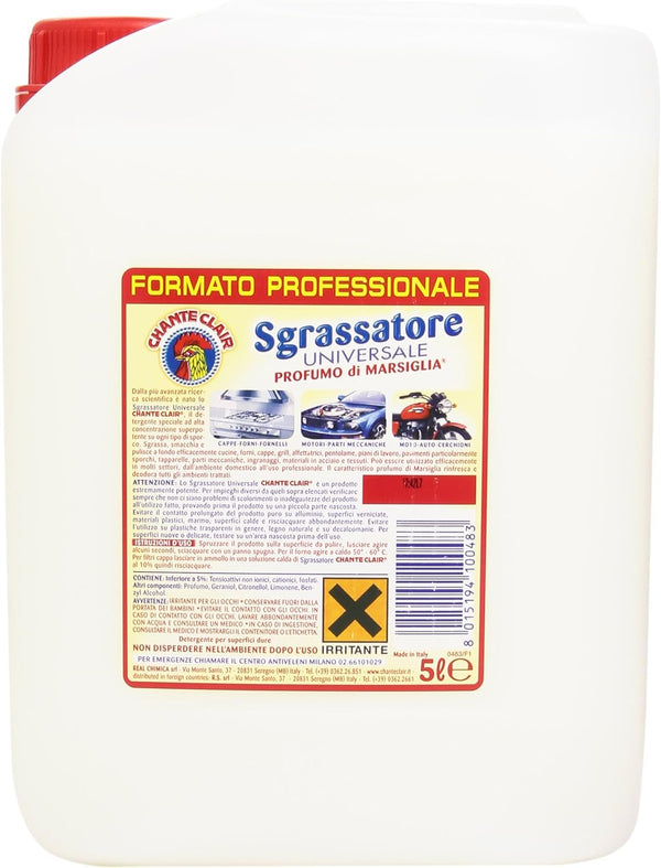 Chante Clair Sgrassatore Tanica 5 l Marsiglia