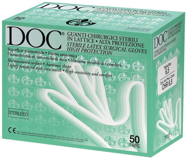 Gardening DOC guanti chirurgici sterili CHR - cartone 200 paia