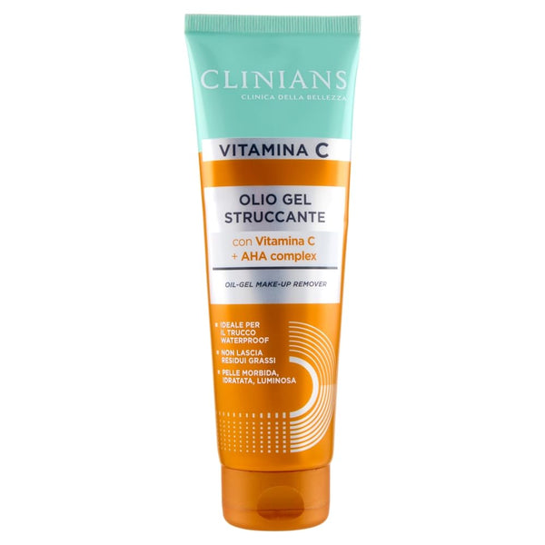 Clinians Detergente Struccante Gel Olio e Vitamina C 125 ml