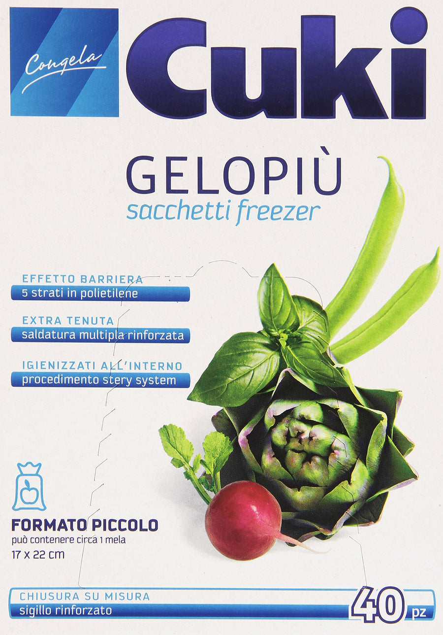 Cuki Gelo Sacchetti Freezer 40 pz piccolissimi