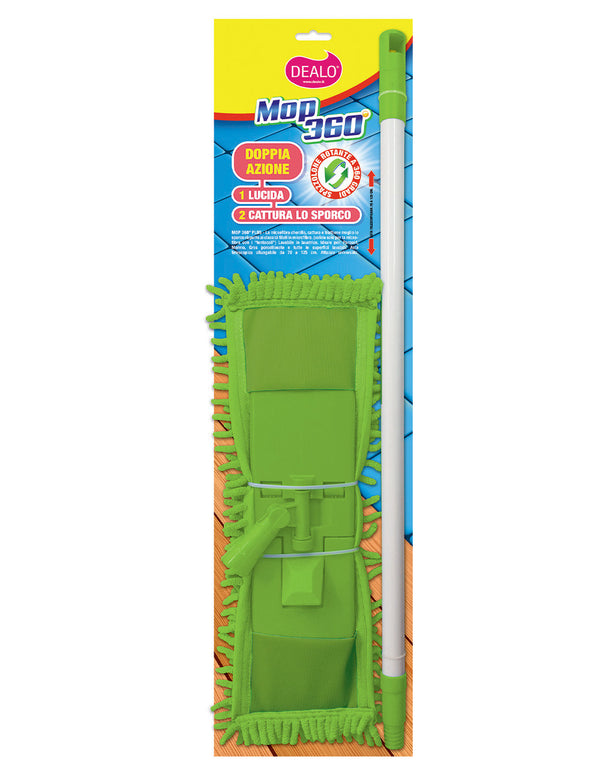 Dealo Mop 360 Microfibra Chenille con Manico