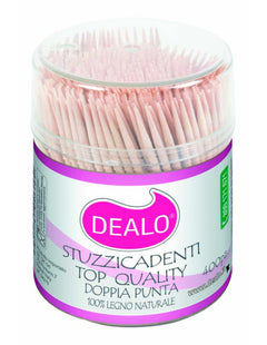 Dealo Stuzzicadenti pz 500 Barattolo – Cartone 48 pz