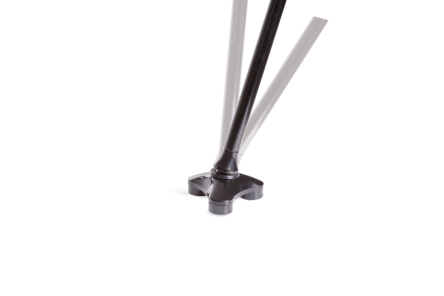 Puntale Base Larga Oscillante Alluminio | GEF Medica