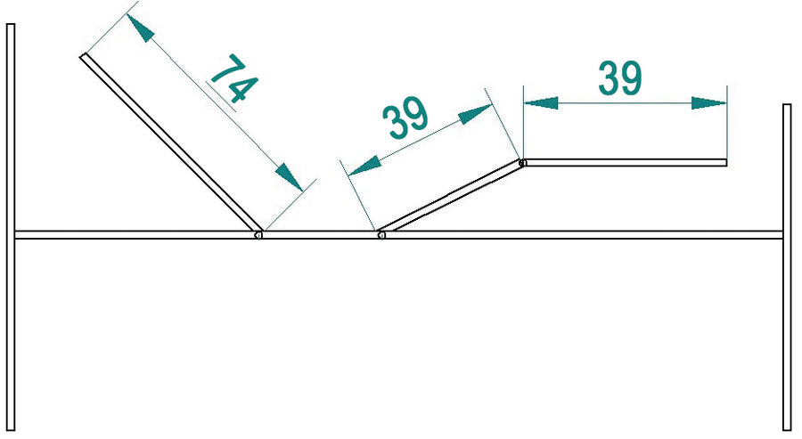 Letto Degenza 2 Manovelle Ibisco | GEF Medica