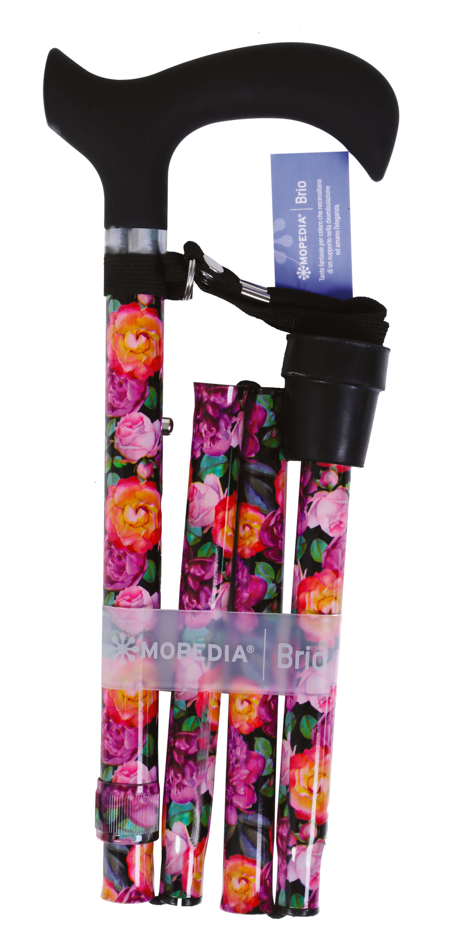 Bastone Pieghevole Manico Derby | GEF Medica