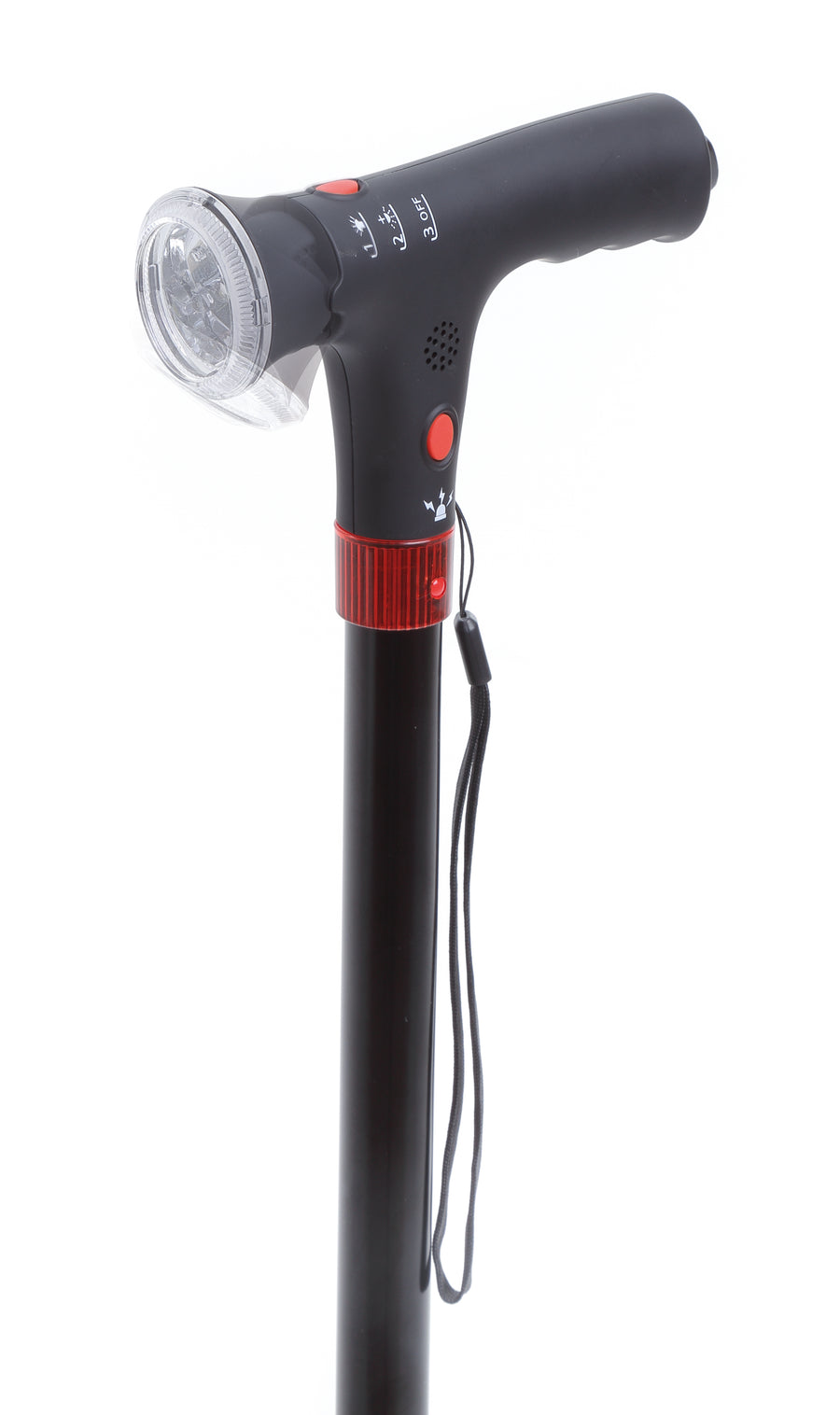 Bastone Alluminio con Luce e Avviso Acu | GEF Medica