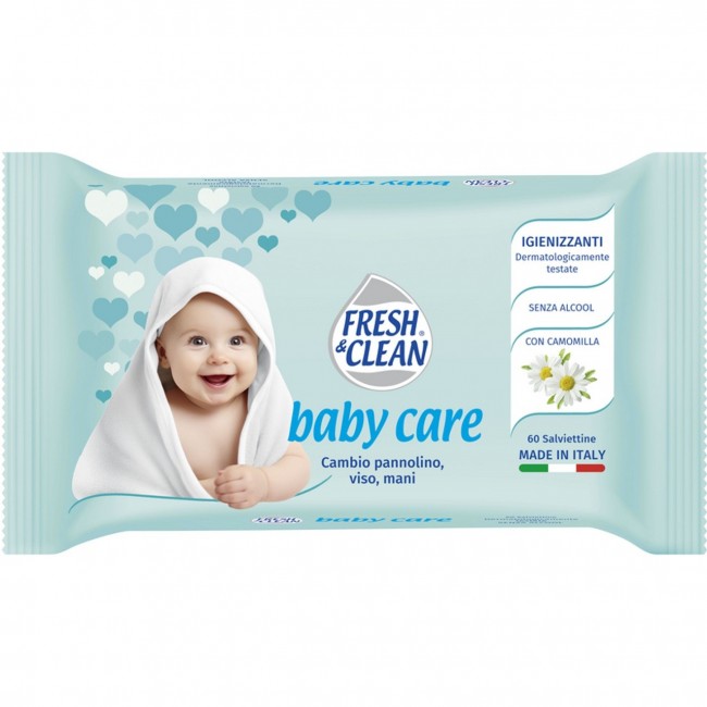 Fresh&Clean Salviette Baby Pz 60