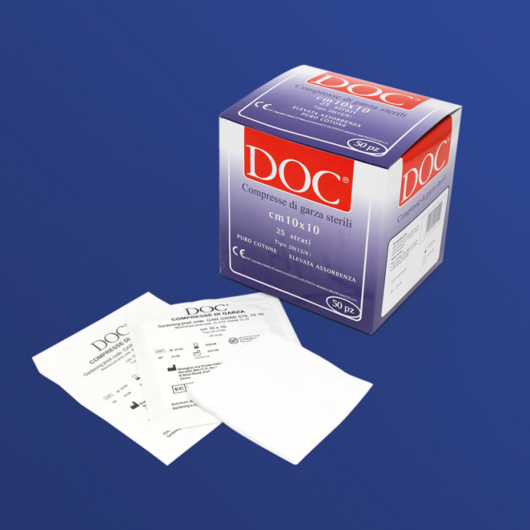 Compresse di Garza Sterile in Puro Cotone Idrofilo Gardening | DM Classe Is