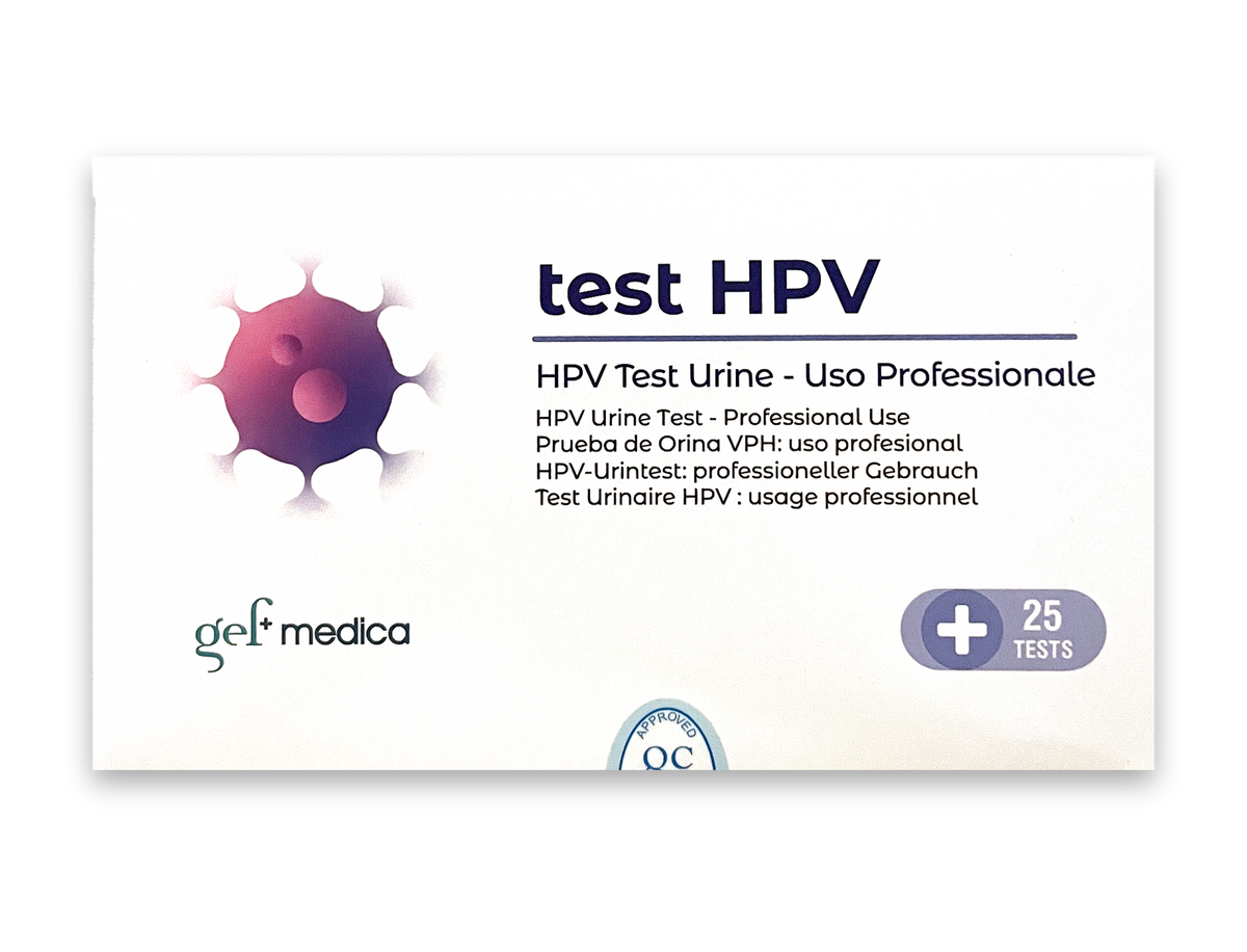 Confezione professionale del test HPV su urina gef+ medica, 25 test