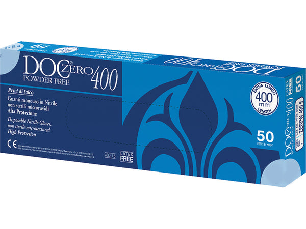 Guanti Nitrile Extra Lunghi - 400 Mm - Medi - immagine 1
