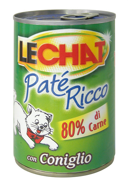 Paté Monge LeChat Ricco al coniglio da 400 g