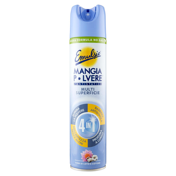 Emulsio Mangiapolvere Spray 300 ml Fior di loto e cotone