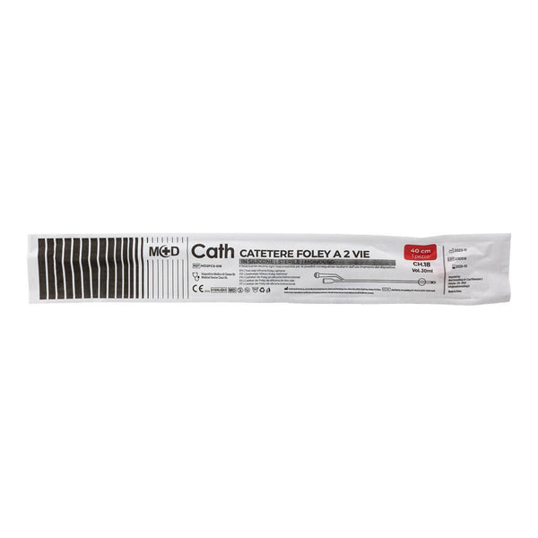 M+D Cath 2 Vie Silicone catetere Foley a 2 vie completamente in silicone - sterile - latex free