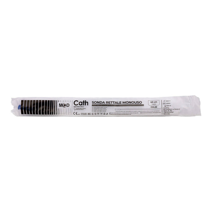 M+D Cath Sonda sonda rettale in PVC 40cm - sterile - cartone 500 pz