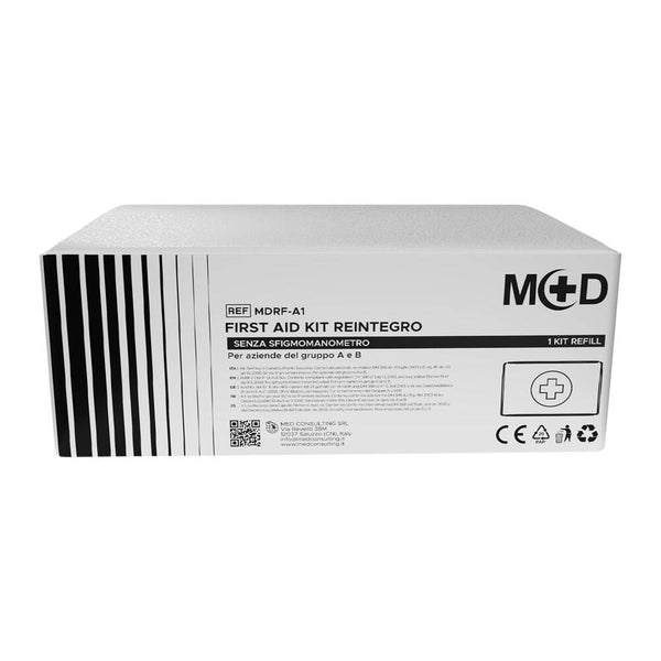 Refill kit pronto soccorso allegato 1 tipo A+B - Reintegro per aziende gruppo A e B - Cartone 6 pz