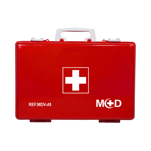 Kit pronto soccorso - Valigetta allegato 1 per aziende gruppo A e B - Colore rosso - DM 388/03